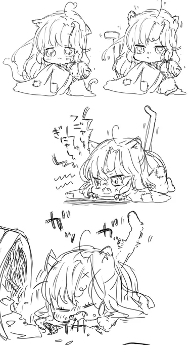 これはけんめいにいきるにゃおずに関するらくがき 