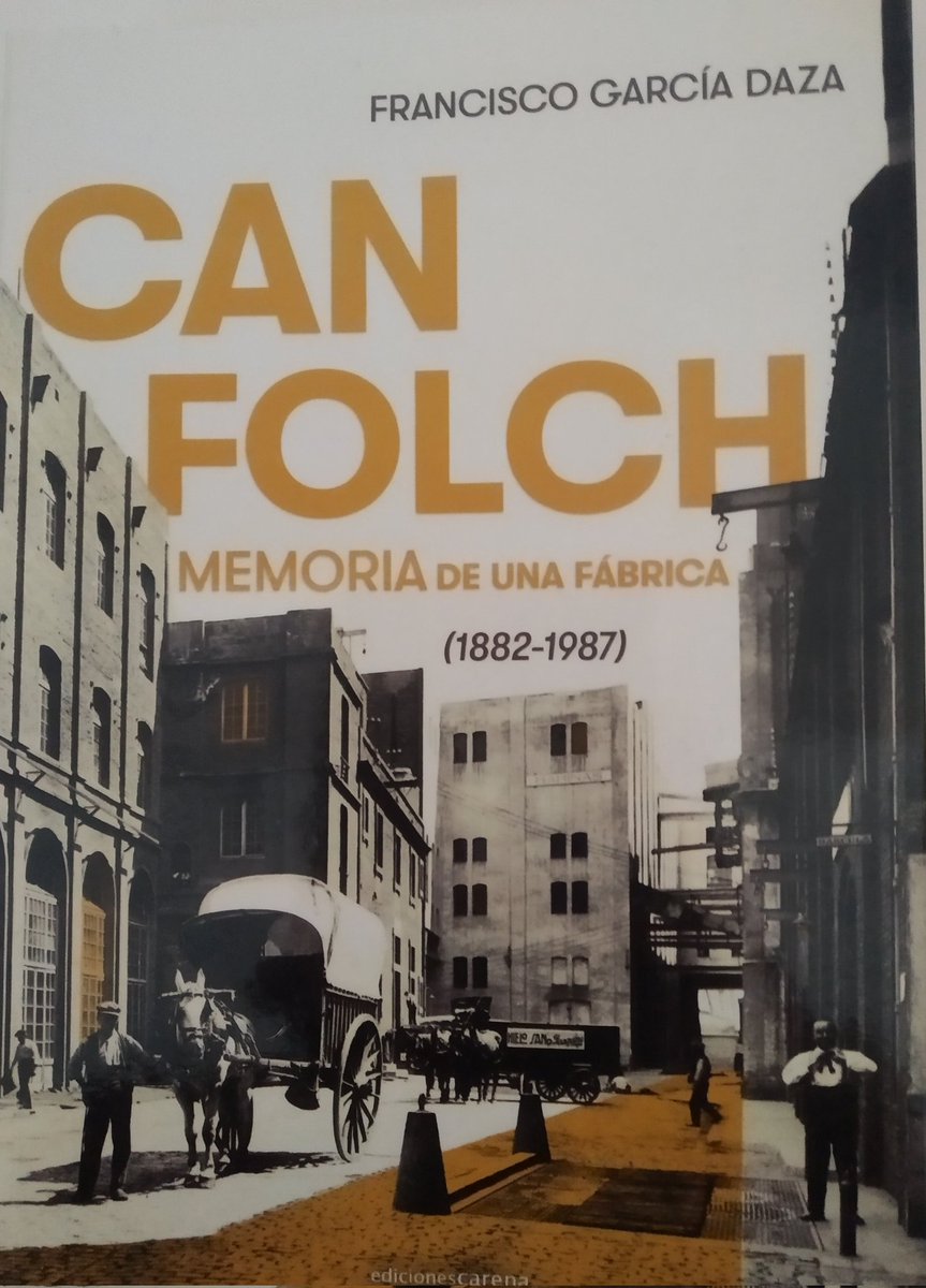 VidalAragones's tweet photo. "Can Folch. Memoria de una fábrica. (1882-1987)" de Francisco García Daza.

Història del que va ser una de les fàbriques més importants de la ciutat de Barcelona.

Poblenou, moviment obrer,  patrimoni fabril i molt més! L'autor coneix tot això de primera mà. Enhorabona Paco! https://t.co/94CeFDtQsT