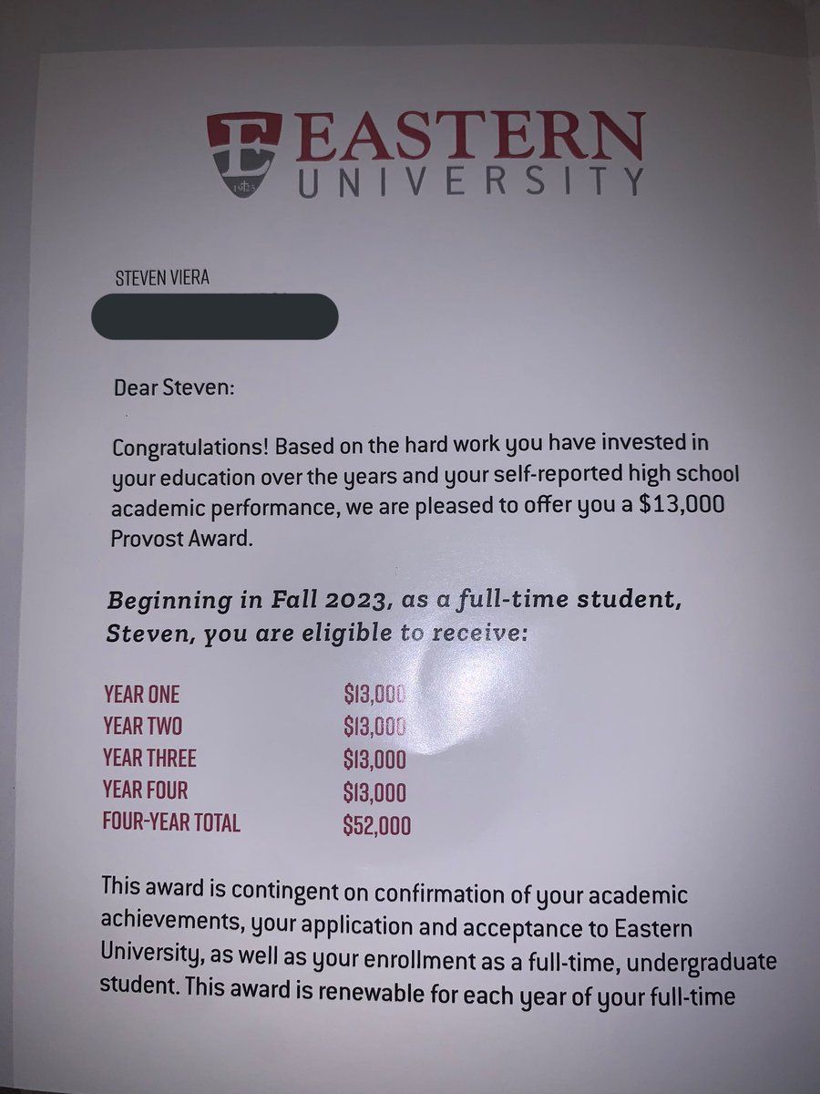 squadsteven2111's tweet photo. Blessed to receive my first academic scholarship to Eastern University. Blessed for this and many more to come #AGTG #studentathlete #blessed #scholarahip https://t.co/VLWeVTEm4x