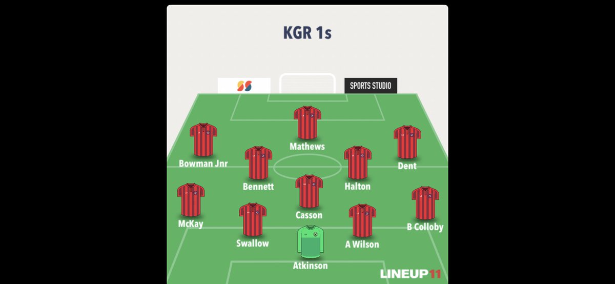 <a href="/EndmoorKGRFC/">Endmoor KGR</a> line up from todays 3-1 win v <a href="/IbisFC_/">Ibis FC</a> goals from <a href="/JacobMatthews77/">Jacob Matthews</a> <a href="/JamesHalton99/">James Halton</a> and a first senior goal for @jayden34007290 Subs Veitch Ireland Mason T Colloby. An Endmoor debut for <a href="/lukeaki3/">Luke Atkinson</a> in the sticks. ❤️🖤💚