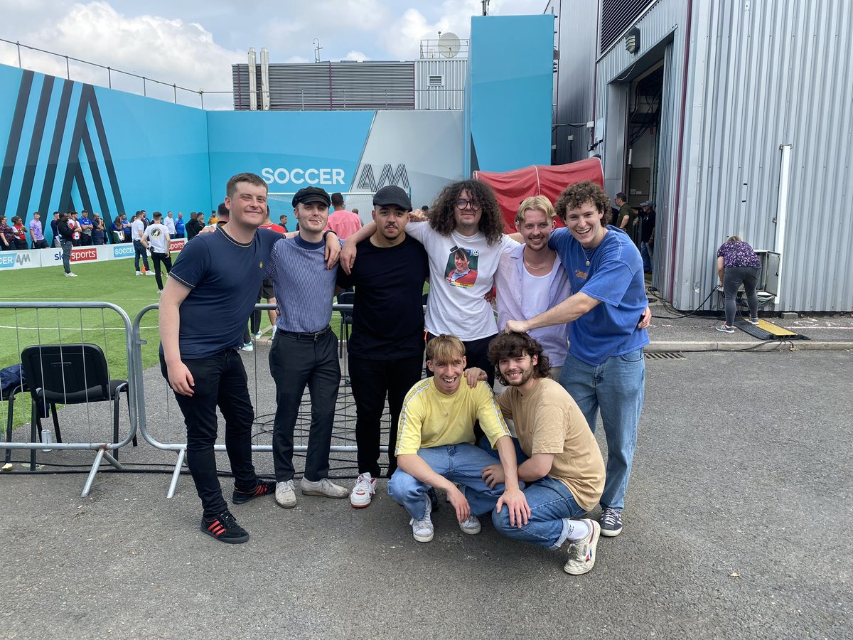 <a href="/Lockin_Band/">LOCK-IN</a> … <a href="/OFL_TheChase/">The Chase</a> … <a href="/Spangledband/">~ SPANGLED ~</a> 

Here to takeover, not take part - thank you soccer AM for having us! X

<a href="/This_Feeling/">This Feeling</a> <a href="/fennerstweets/">John Fendley</a>