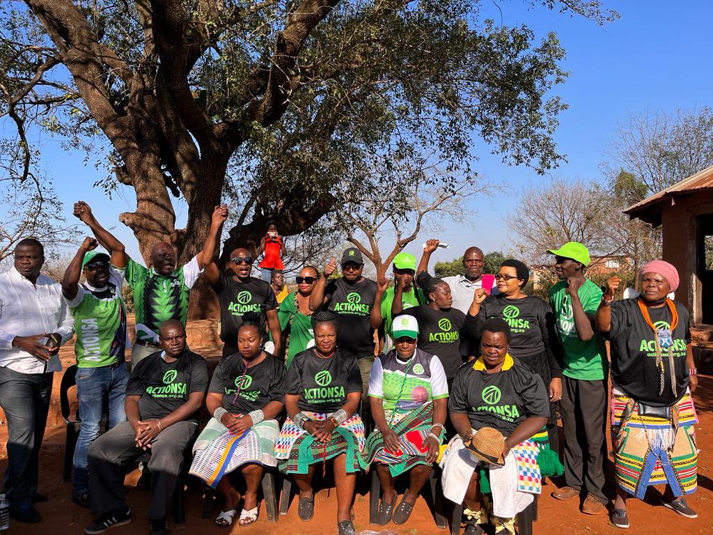 Proud members of <a href="/Action4SA/">ActionSA</a> who attended the launch of their branch today. They came out in numbers and pledged to work and build their province. Limpopo you should be proud. Thank you for taking a stand.