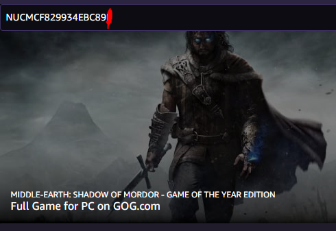 laretavg's tweet photo. #LaRetaBagre va un código de Middle-earth: Shadow of Mordor - Game of the Year Edition  en GOG .
Comenten el que lo adivine. https://t.co/skZHMEwqd9