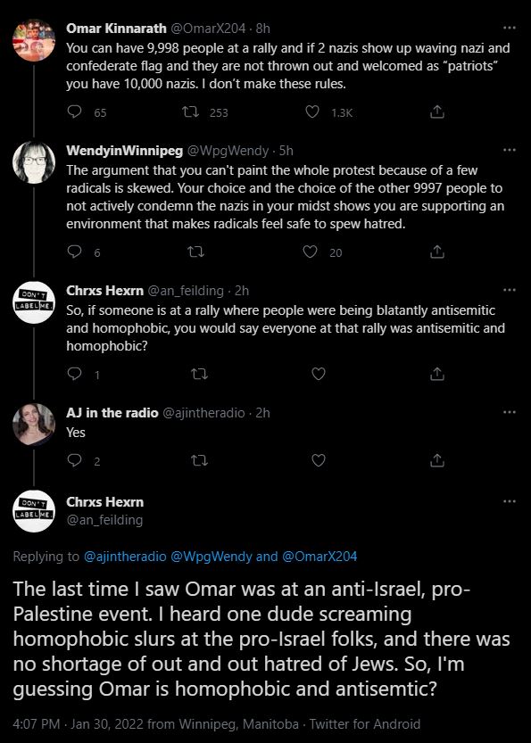 Ok_winnipeg's tweet photo. @TrannyTrejo @OK4DMC @MonaAbuamara @IJVweb Yes. #wpgpoli #omarisantifa #Antisemitism #homophobia #defundomar https://t.co/EWDPifa7sC