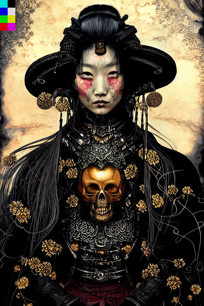 Female Dark Samurai 

#art #aiart #nftart #digitalart #darkfantasy #stablediffusion #aiartcommunity #fantasyart #generativeart #horrorart #samurai #geisha #digitalpainting #デジタルアート