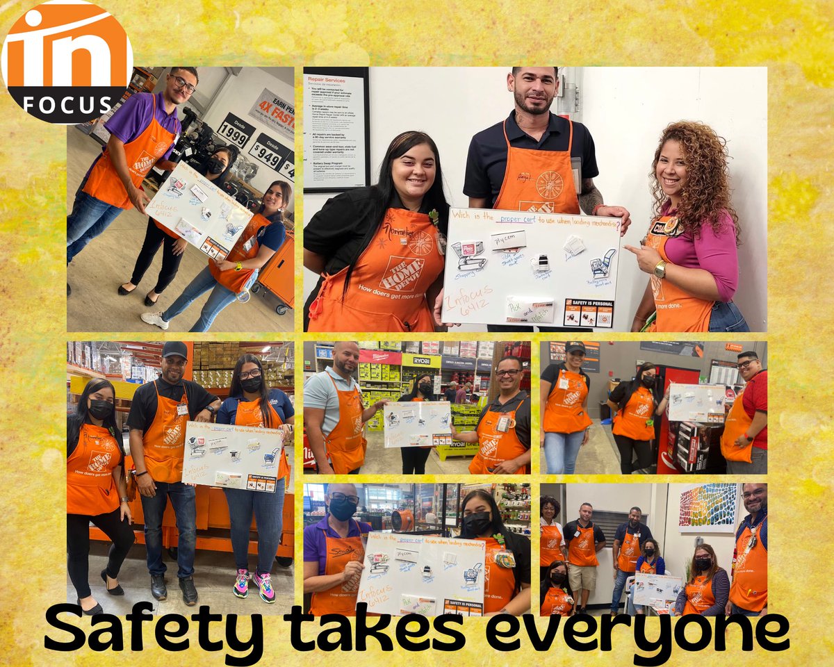 Pick and match 

Thank you Normelies from infocus team for this initiative with our associates, correct cart to use for the job. 

#THD6412
#infocus
#alwaysmakesafetyapriority