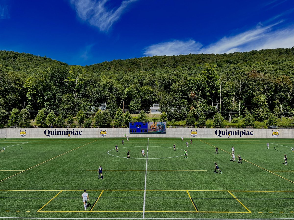 jdeloma's tweet photo. Inspiring to watch @QUAthletics new sports information director chief @Solari_Nick in action at this afternoon’s @QU_WSOC game. #bobcatnation https://t.co/5lFWrH91Nb