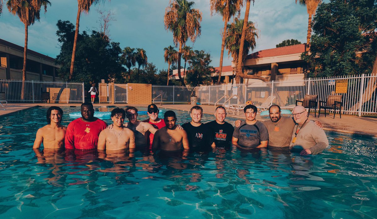 7 Baptisms yesterday after walk through.  Go Jesus! #RollStorm