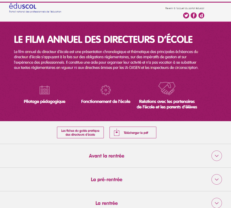 tomchambon's tweet photo. Pour les néodirectrices et néodirecteurs: le film annuel des directeurs d'école d'@Eduscol
🎯 mois après mois les éléments à ne pas oublier
🎯 classé par thématique
🎯 un guide essentiel pour le pilotage de la stratégie d'école
https://t.co/3l2DRCQ2tR
#éducation #néodirecteurs https://t.co/DxOfYM49dy