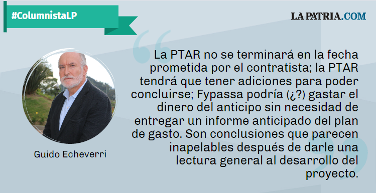 lapatriacom's tweet photo. #ColumnaLP
¿Y la PTAR?
https://t.co/SAhVCqf4F0 https://t.co/KQhJeABPX5