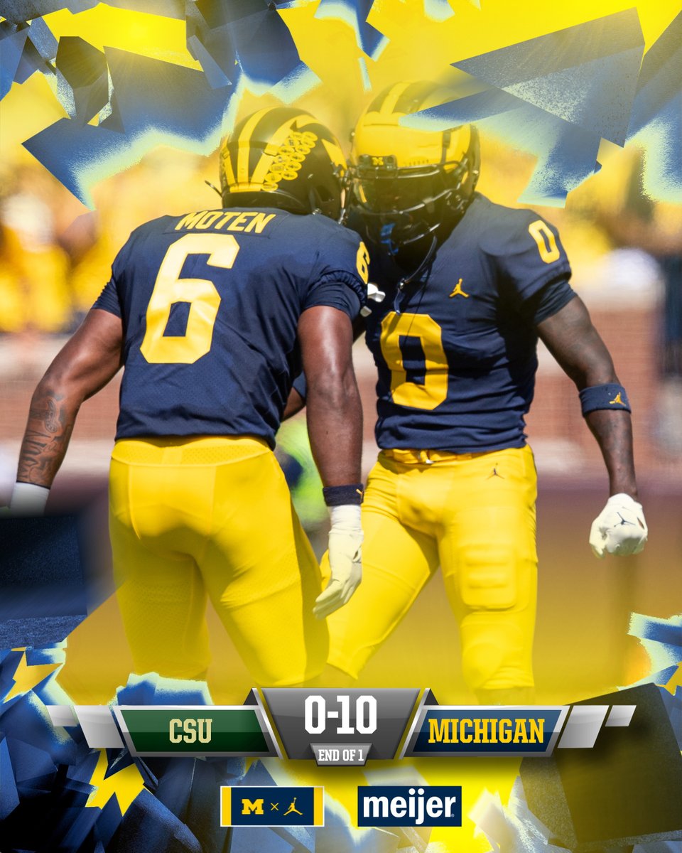 UMichFootball's tweet photo. Up 10 and looking for more.

#GoBlue https://t.co/kkmQBdlLPd