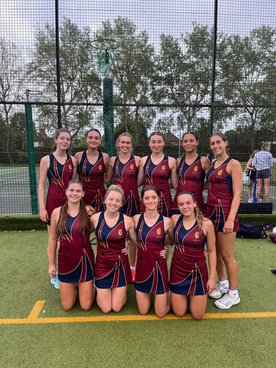 A wonderful start to pre-season for the 1st Team, winning the @gordonsnetball tournament - going unbeaten all day! Thanks to @GordonsPEDept for a well organised morning of high quality netball! #1stVII #bcnetball #brightoncollege