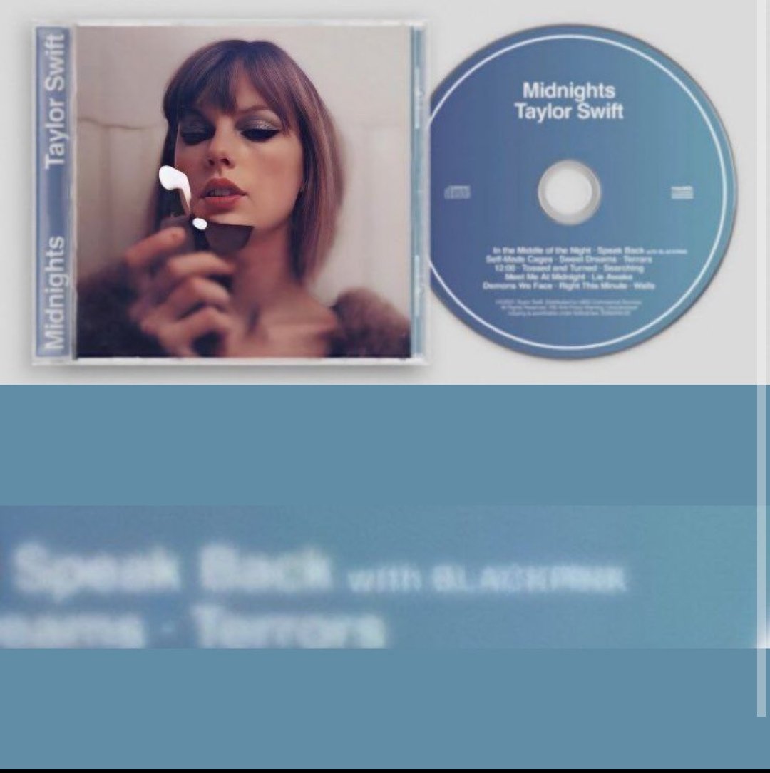 BlintoSwift's tweet photo. °[Rumor ] Taylor Swift's album Midnight has a collaboration song with BLACKPINK called 'Speak Back'!°
~`[SÖYLENTİ ] Taylor Swift'in Midnight albümünde BLACKPINK ile ' Speak Back ' adlı işbiriği şarkısı var`~
#TaylorSwift 
#blackpink
#Taypink 
#Midnight
#SpeakBack https://t.co/CwJ7JBotbg