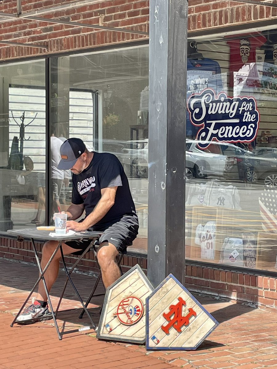 barnwoodsports's tweet photo. If you’re in Cooperstown, stop on by! If your friends are visiting, tell them to stop by! I’m outside a new store which we’ve partnered with…Swing For the Fences
#barnwoodsports #cooperstown #homeplatetim #halloffame #hof https://t.co/9RIcTOt5Qx