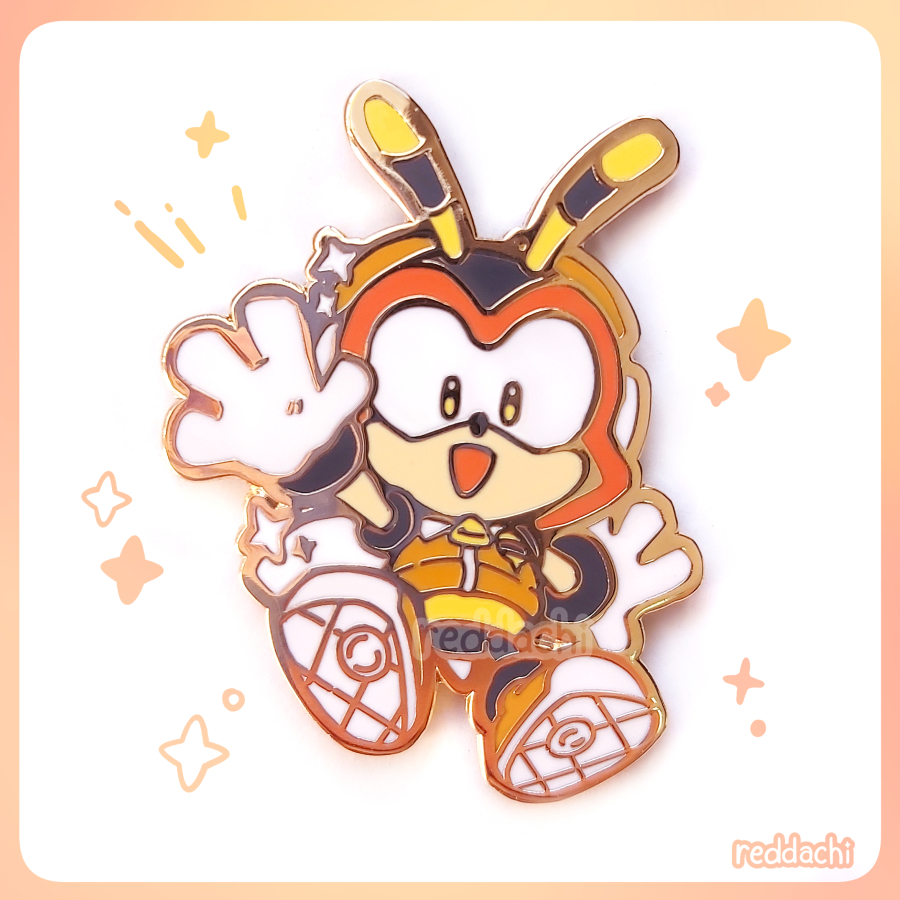 reddachi's tweet photo. surprise pin drop 🎉  these new 🦔 pins are available now on our shop ❤️ link in bio! https://t.co/RGkLv4Q9N1