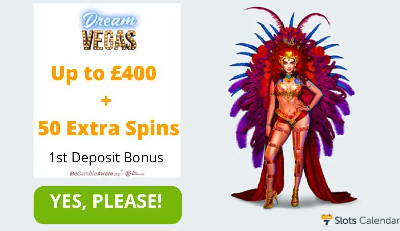 If you&#39;ve never played at Dream Vegas Casino, this is your chance! Register an account, make a minimum deposit of €20
and you&#39;ll be receiving a 200% up to &#163;400 + 50 Bonus Spins 1st Deposit Bonus! Visit  and make your dreams come true!