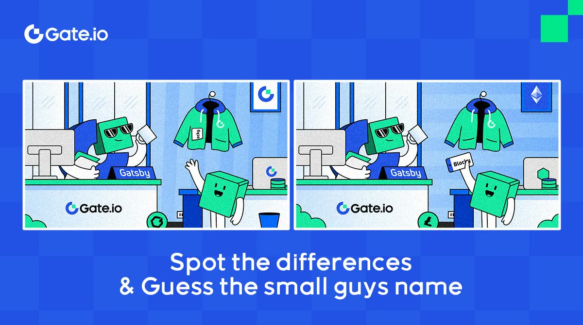 Gate's tweet photo. 💎#GateMascot #Giveaway: Spot the differences &amp; Guess the small guy’s name

How-To Enter:
1⃣Follow @Gate_io
2⃣Like &amp; Quote RT with #GateMascot + @ 3 friends
3⃣Drop your answers in the comments below👇

💰Lucky Draw: 500 $CEEK, 20 winners https://t.co/meDCluxGKR