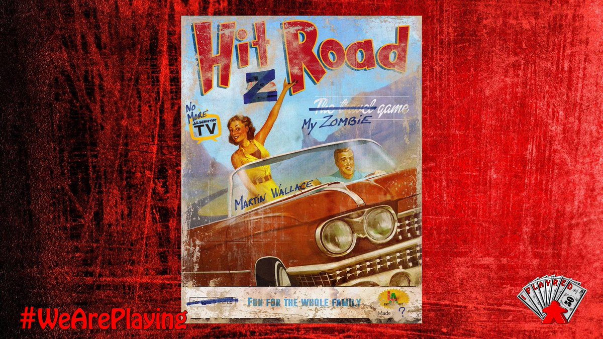 IPlayRedGaming's tweet photo. Played #HitZRoad by Asmodee #TabletopGaming #Boardgames #WeArePlaying #IPlayRed https://t.co/ujxnmBDRE4