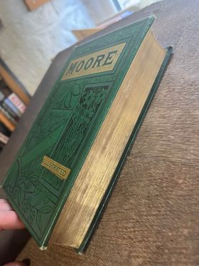 Colne_Books's tweet photo. Books from this era are so beautiful. This copy of the Poetical Works of Thomas Moore was published in 1885 https://t.co/sGy4wWIxe6