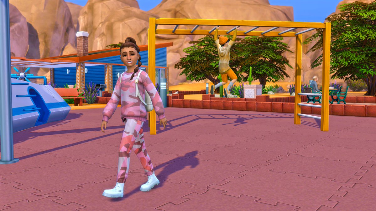 AokiScarlet's tweet photo. He sacado antes esta foto con el nuevo KIT #ModaMiniKit y me encanta que parece esas fotos promocionales que publican @LosSimsES para los packs❤️
#ShowUsYourSims #FirstFitsKit https://t.co/R8J1fNFDpF
