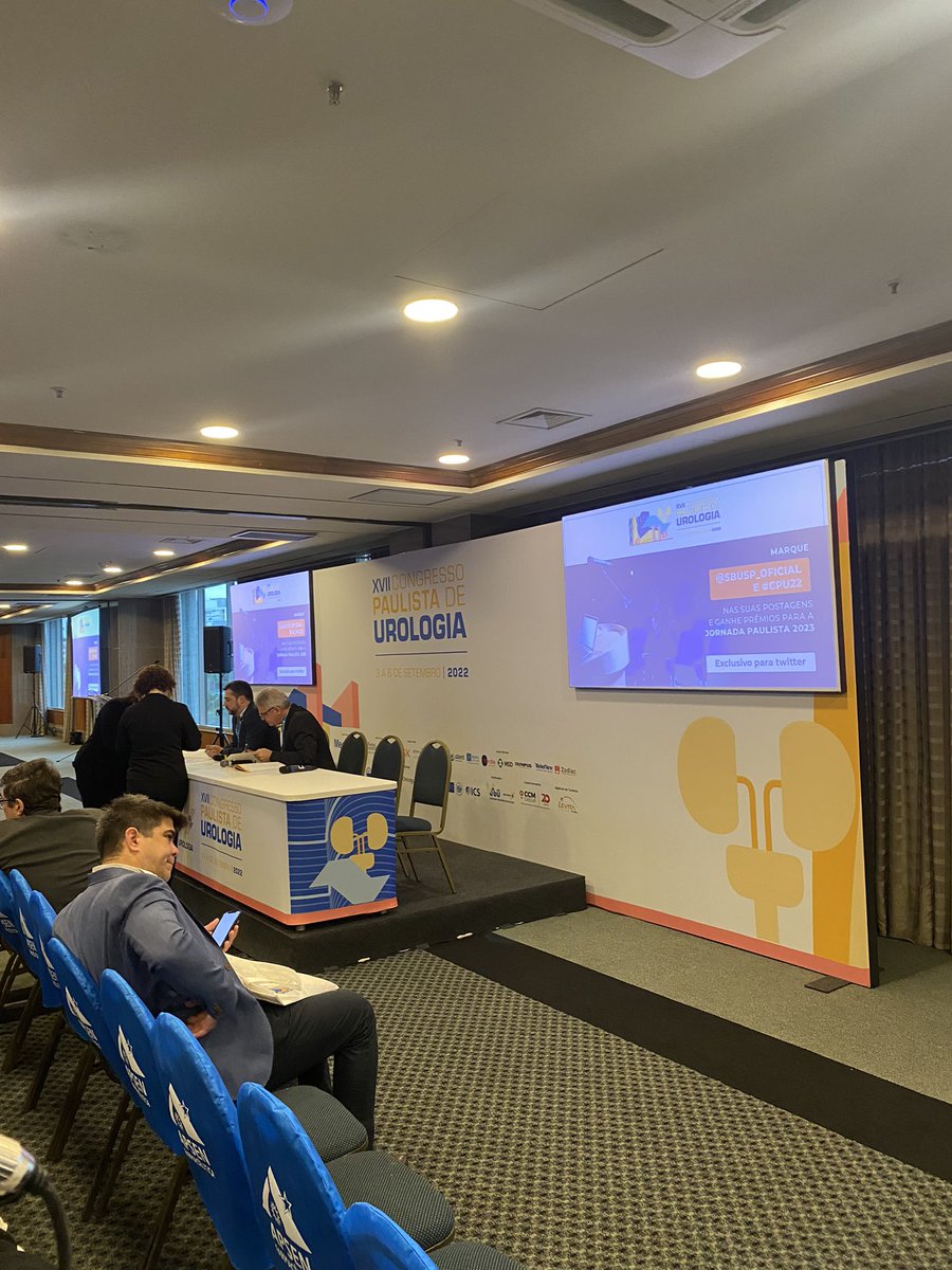 Congresso Paulista de Urologia - biggest urology meeting in Brazil.
Congratulations <a href="/sbusp_oficial/">SBU-SP</a> <a href="/wroclawski_uro/">Marcelo Wroclawski</a>