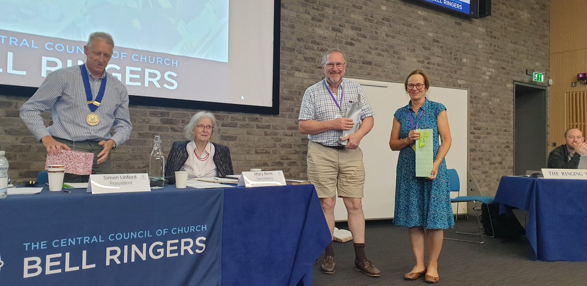 ccringing's tweet image. Our grateful thanks to retiring Secretary Mary Bone and Trustees Alison Everett and David Smith.#ccagm22