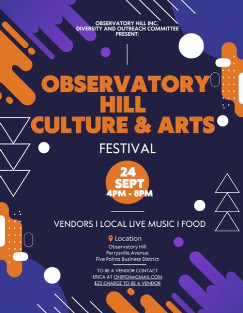 ohipgh's tweet photo. Vendor space is still available if you would like a table at this month's Culture and Arts Festival. https://t.co/U4QFcsKTxy