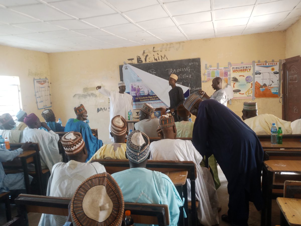 AwanaBaba's tweet photo. Town Hall Meeting with Traditional and Religious leaders in respect of ROTAVIRUS Vaccine, MNTE &amp; SCALES 3.0 which held in Gubio LGA, Borno State. https://t.co/YX5hlJIG7x