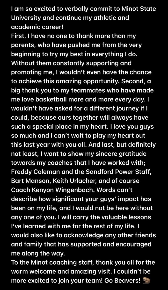 BreidenbachPeyt's tweet photo. Committed ‼️🦫❤️🤍 @MSUBeaversWBB https://t.co/84Y1Fi5SOu