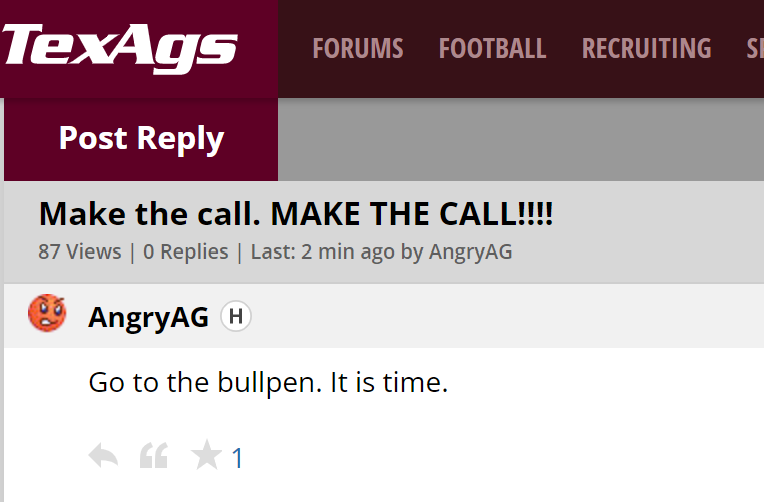 BoardGeniuses's tweet photo. #BenchKing #GigEm https://t.co/OwaDn3cQic