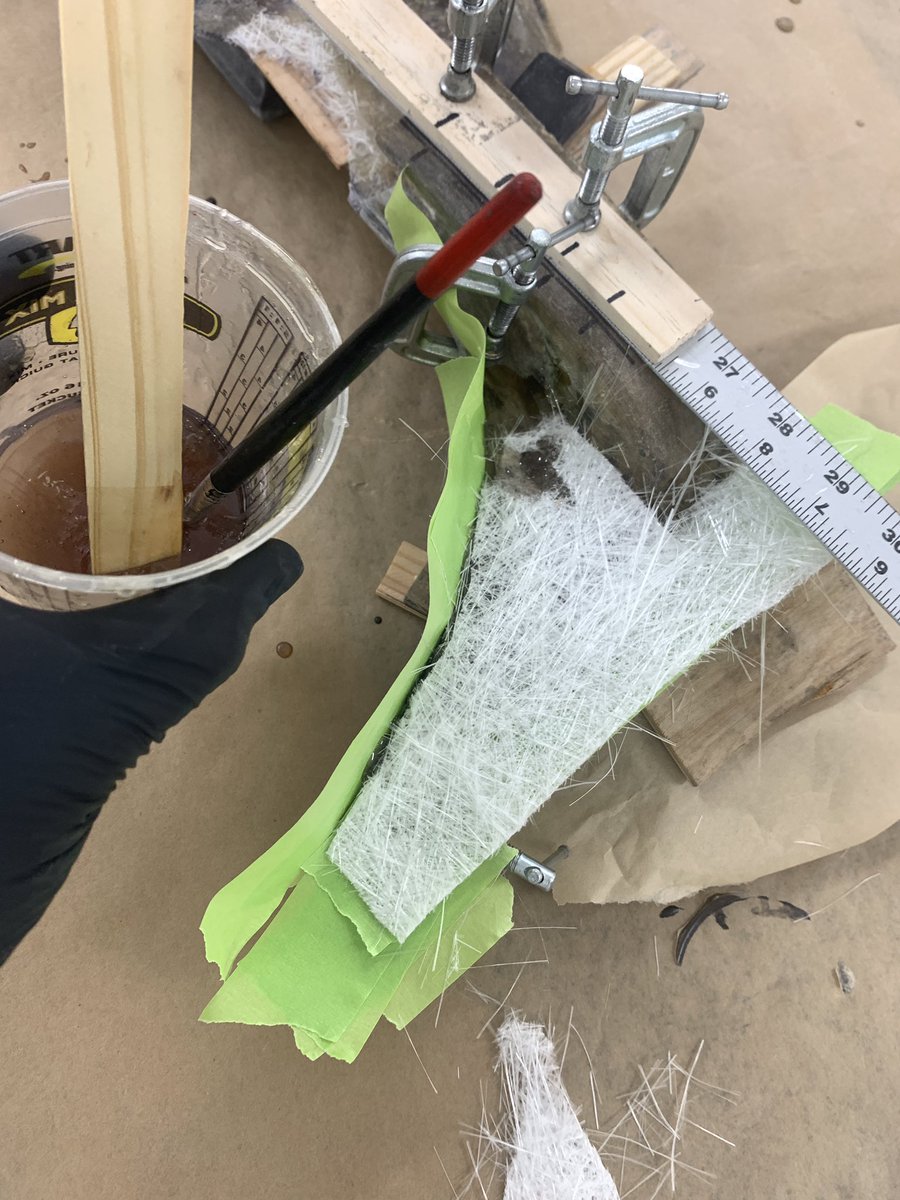 DebbieMotors's tweet photo. What I like the most though, it’s seeing @debbiesidera working with her hands 😋 Today she is doing some fiberglass. #Miura https://t.co/AWVJlkt5Qw