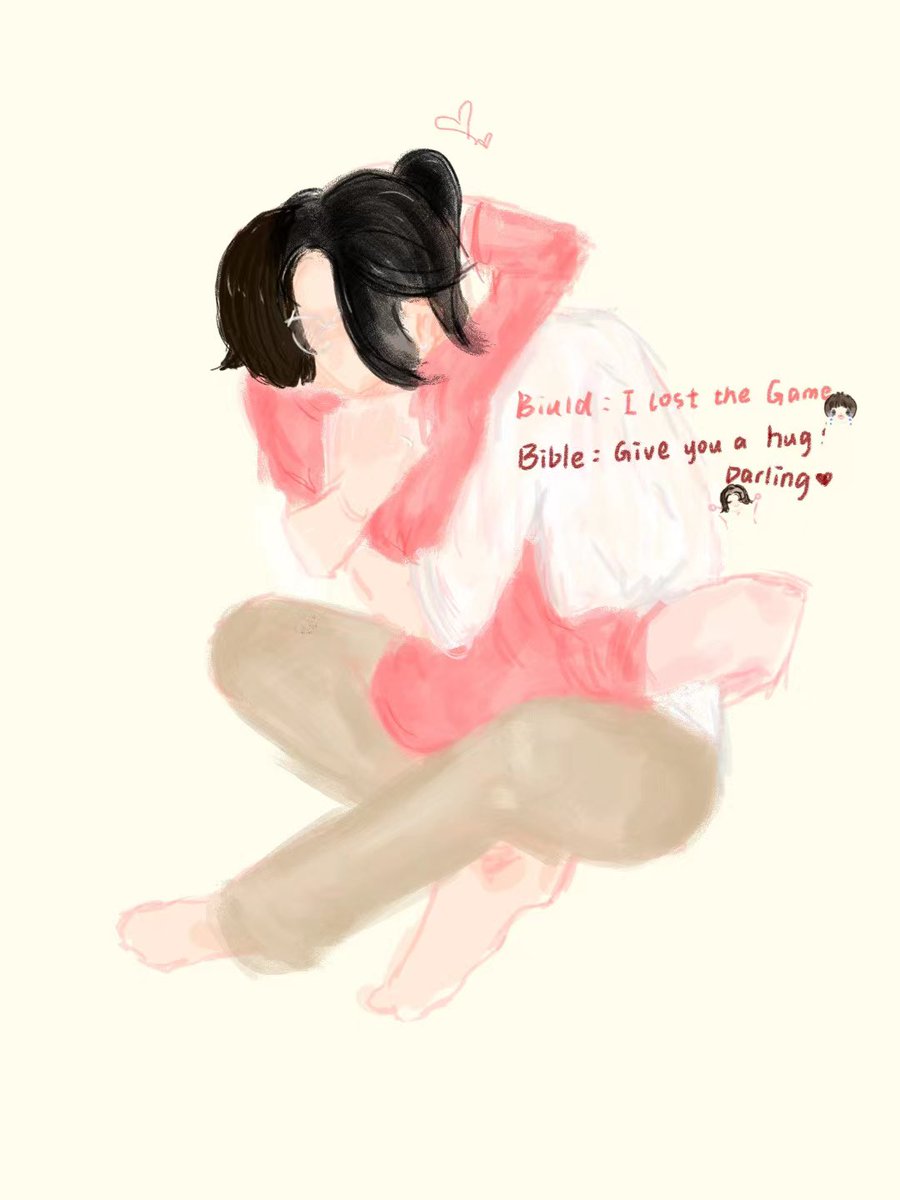 arorazyr's tweet photo. #น้องบิวเสียงแตกหนุ่มแล้วครับ
Build：I lost the game！😫😫
Bible：Give you a hug darling ☺️☺️
#BuildJakapan #BuildJakapanDeserveBetter https://t.co/2uhfRmzXMX
