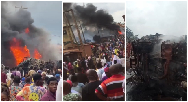 Tanker Fire Destroys 10 Buildings In Ogun – NEMA https://t.co/VUSXwm9qLB https://t.co/UrCdQWSpfQ