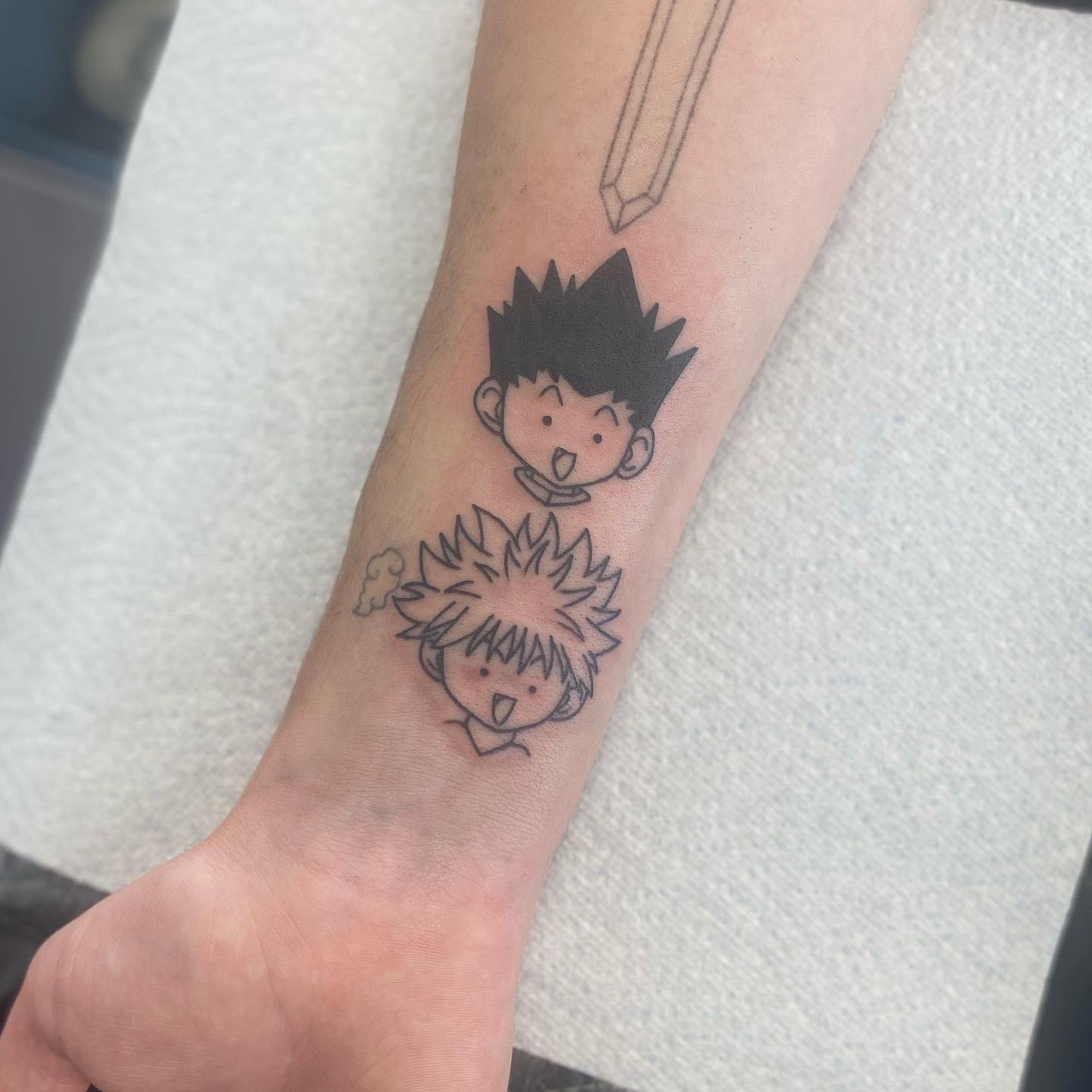 Horizon Tattoo by Mark Cantes  gon x killua of hunter x hunter  Facebook