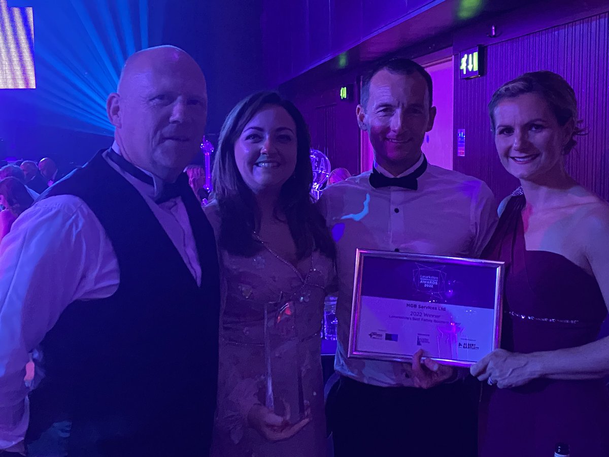 greenawayc27's tweet photo. #LBEA2022 Absolutely delighted to win Lanarkshire’s Best Family Business at the LBEA awards last night. What an amazing team we have! https://t.co/ccsa3AVXFn