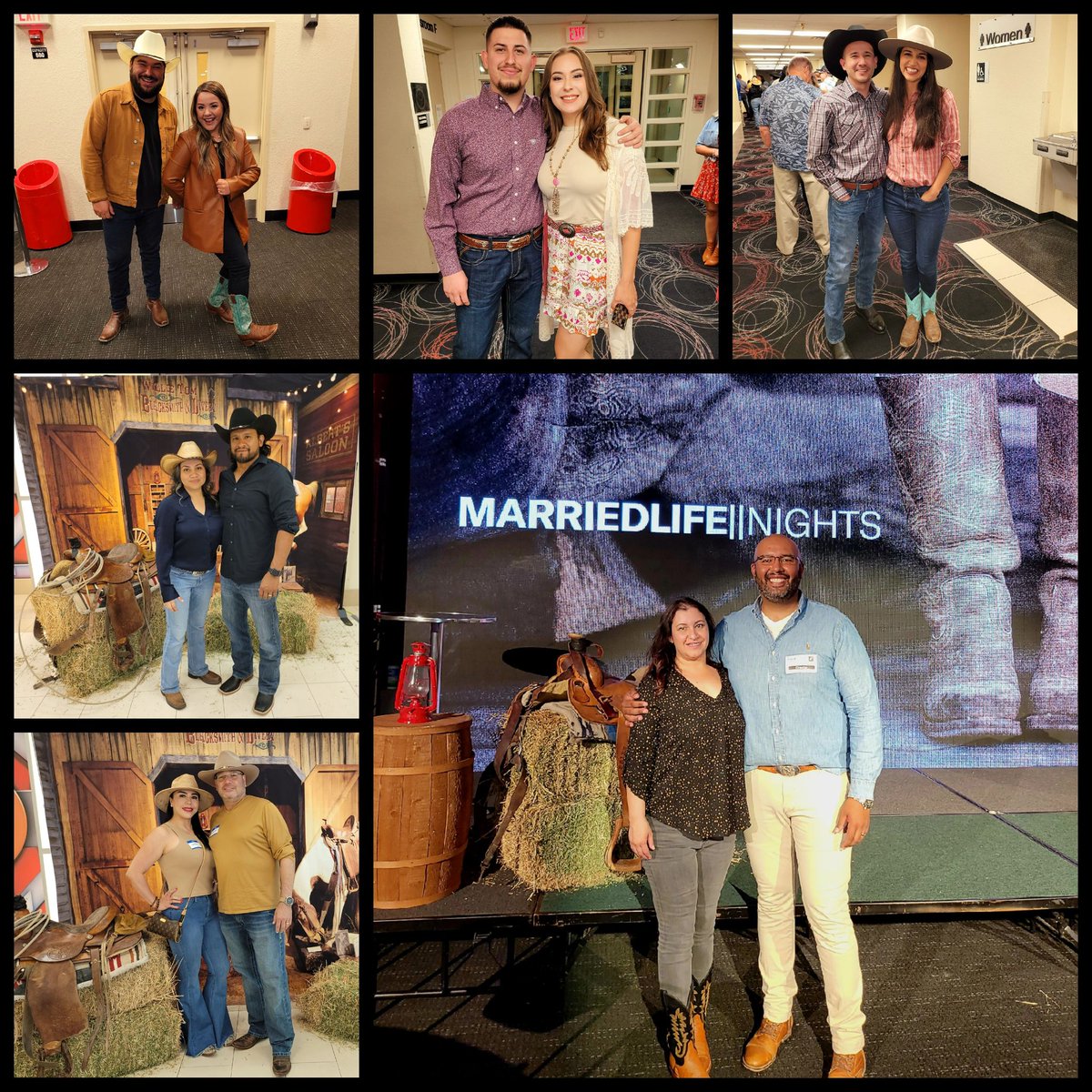 AGreatVictory's tweet photo. Cowboys &amp; Cowgirls kinda night @ Abundant Married Life! Faith, Family, &amp; Marriage. Thank you Pastor @jsalasjc &amp; @christianAsalas for last night's message. In a crowd full of "Good Things" (PRV18:22), nothing comes easy. Work together to make eachother better.🐎🤠❤️📖 @ZMarcoPolo https://t.co/Bzz7IE2zBM