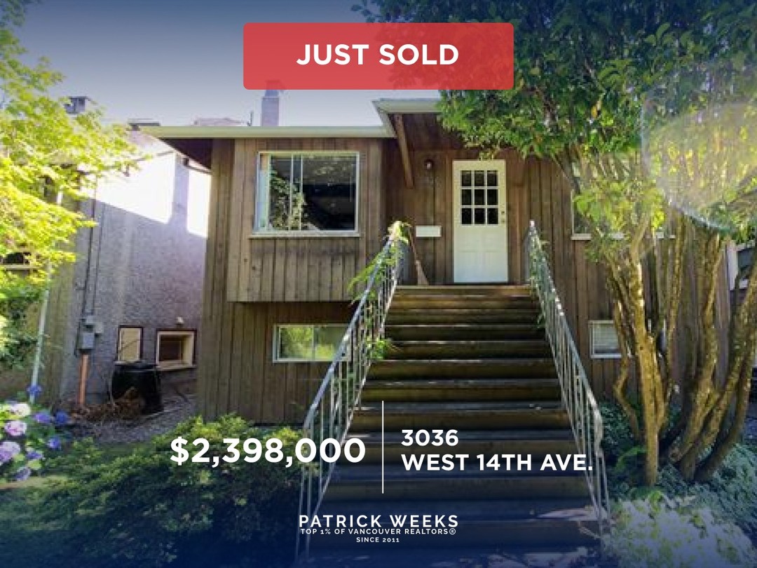 PatrickWeeks's tweet photo. 🏠JUST SOLD!🏠
📍3036 W 14th Avenue

-
Key Features:
01: Prime Kitsilano 33 X 122 Foot Lot. 

02: Build your dream house or a front and back duplex in one of Vancouver's most desirable locations. 

03: Gorgeous tree lined street with proximity to Carnarvon Elementary and Kitsilan https://t.co/vsLYVSKuRn