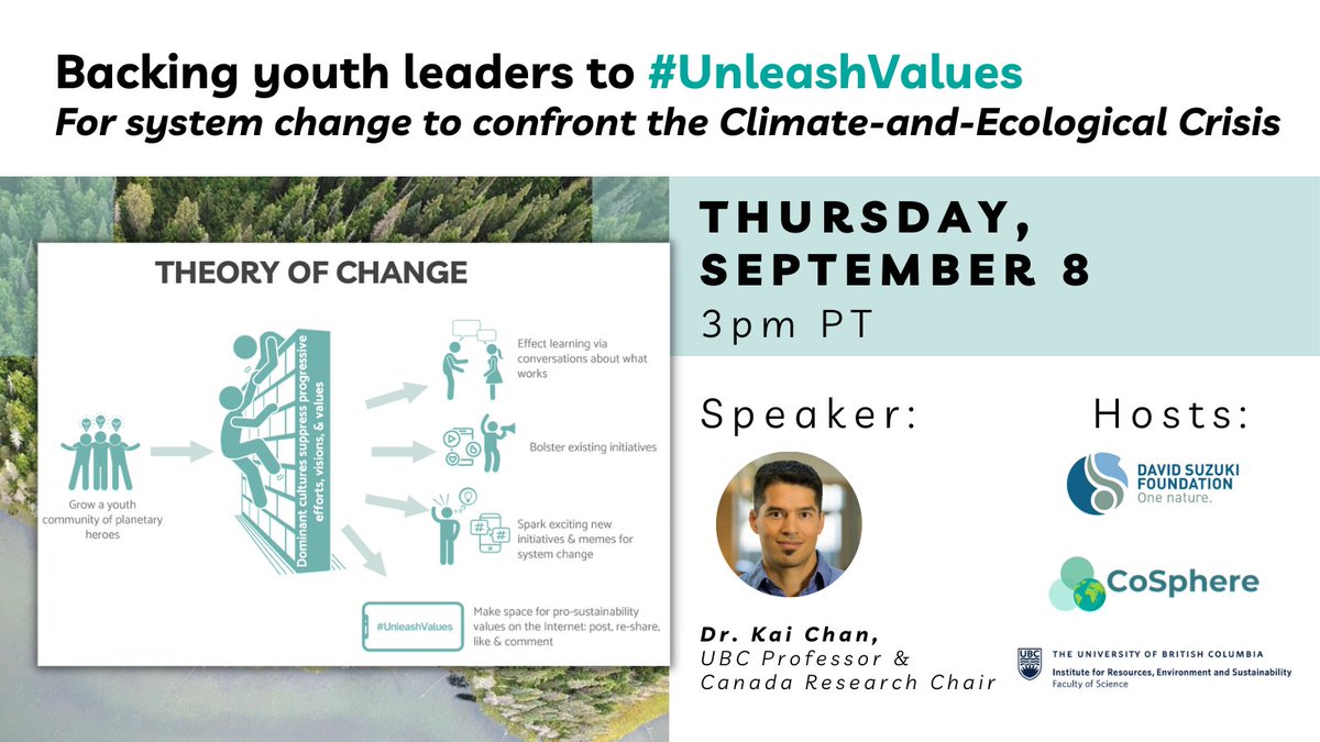 Inspired by the passion of the youth #climate movement, but wondering what YOU can do to support?

At <a href="/cosphereproject/">CoSphere</a> we've got a plan. It needs your help. Join us to learn more!

#UnleashValues
🗓️ Thu Sep 8 @ 3pm PT
🔗 ubc.zoom.us/meeting/regist…