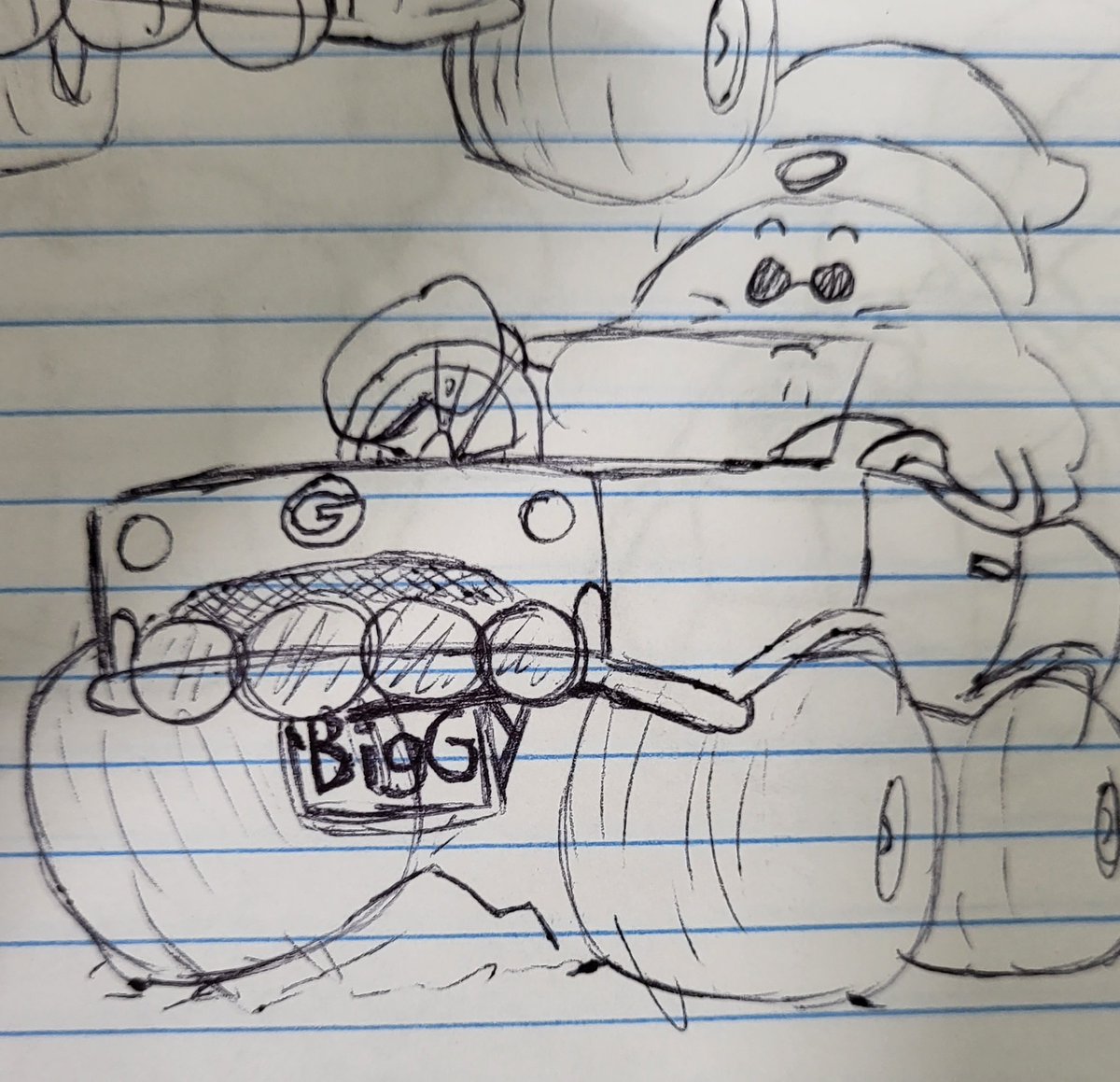 Fuzzsoft's tweet image. let's give this account some love

have a big man I doodled at work