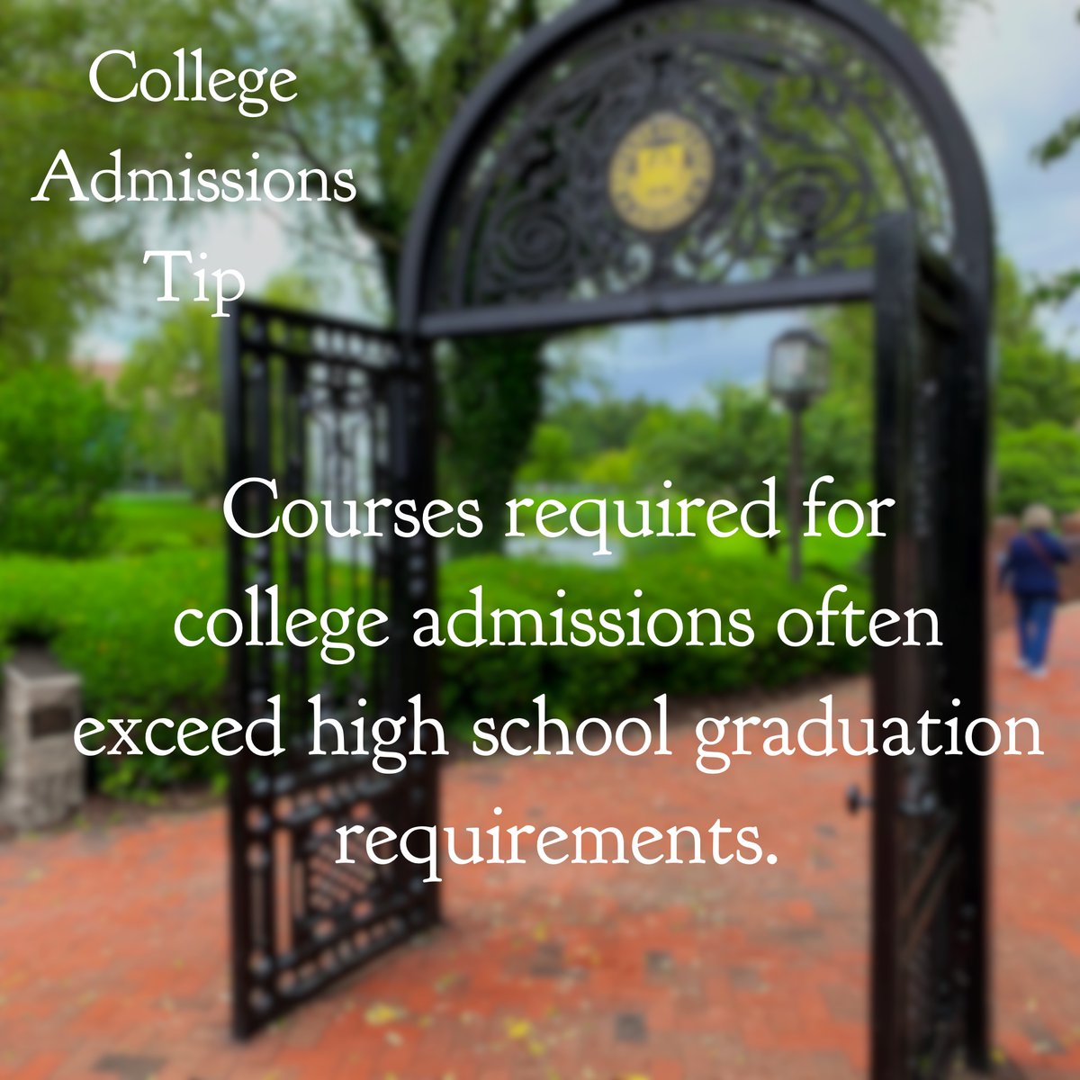 thecollegespy's tweet photo. The Common Data Set (which can be found on a college’s website) will tell you which high school courses the college requires and recommends. #collegeadmissions #collegebound #parentsofteens https://t.co/yYyyfsD7pt