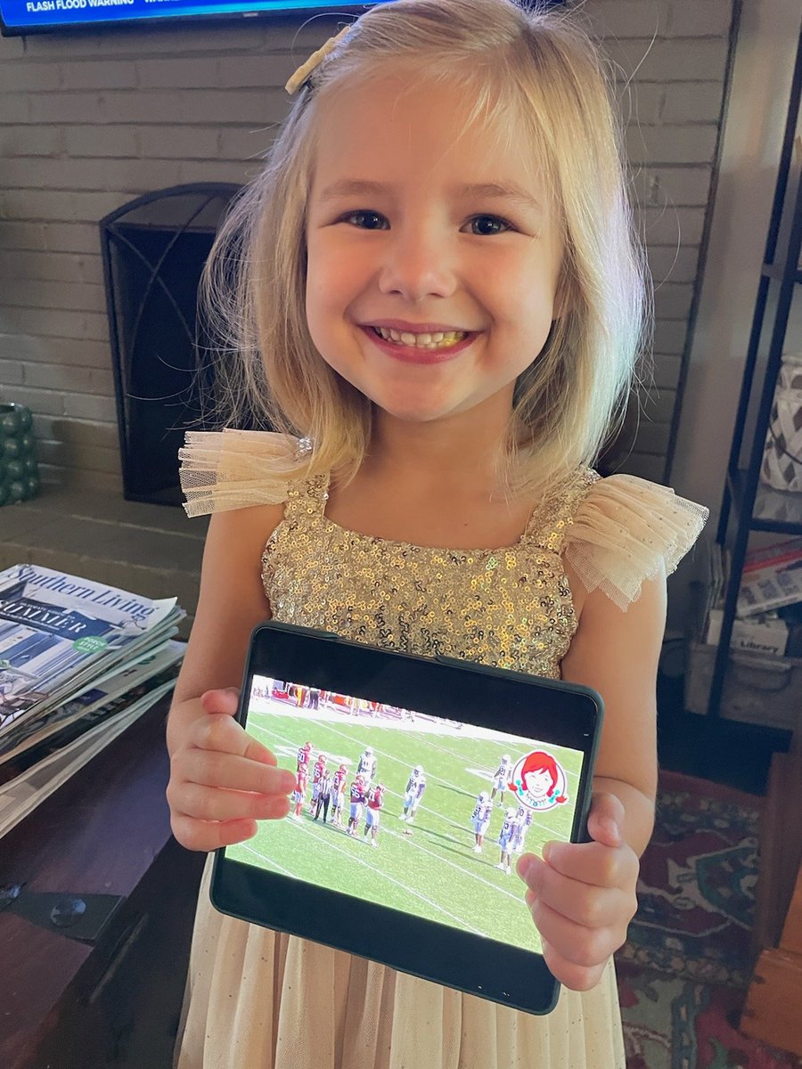 Sloane was excited to watch <a href="/KyleMcNamaraWR/">Kyle McNamara</a> and <a href="/jake_qb/">Jake McNamara</a> 's game today. She misses yall and says hi!!