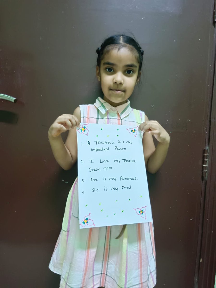 CelineMaryFran1's tweet photo. Gratitude TASK 64: Find something good
from your teacher today and express to her. #StrongSchools #BestSchoolPrize
#T4Edu @AbhilashaTochi
@MMselvaraj5 @ShiningStarSchl
@VikasPota #ADEK 
 @MOEUAEofficial
@ADEK_tweet https://t.co/pSn35sZQgP