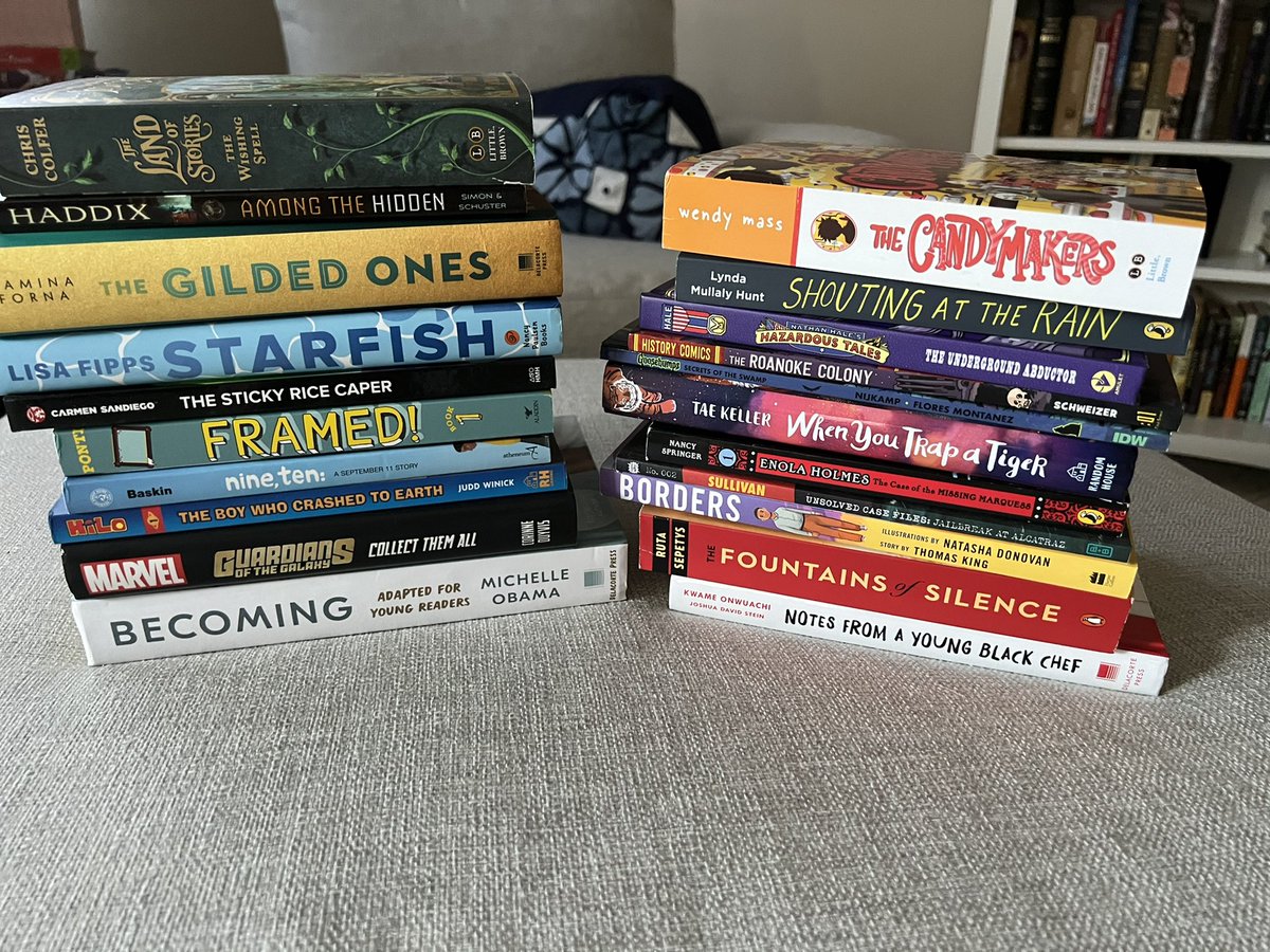 So excited about my #bookhaul from Book Outlet!! Can’t wait to get these books into the hands of my students!! #BarnegatInspires