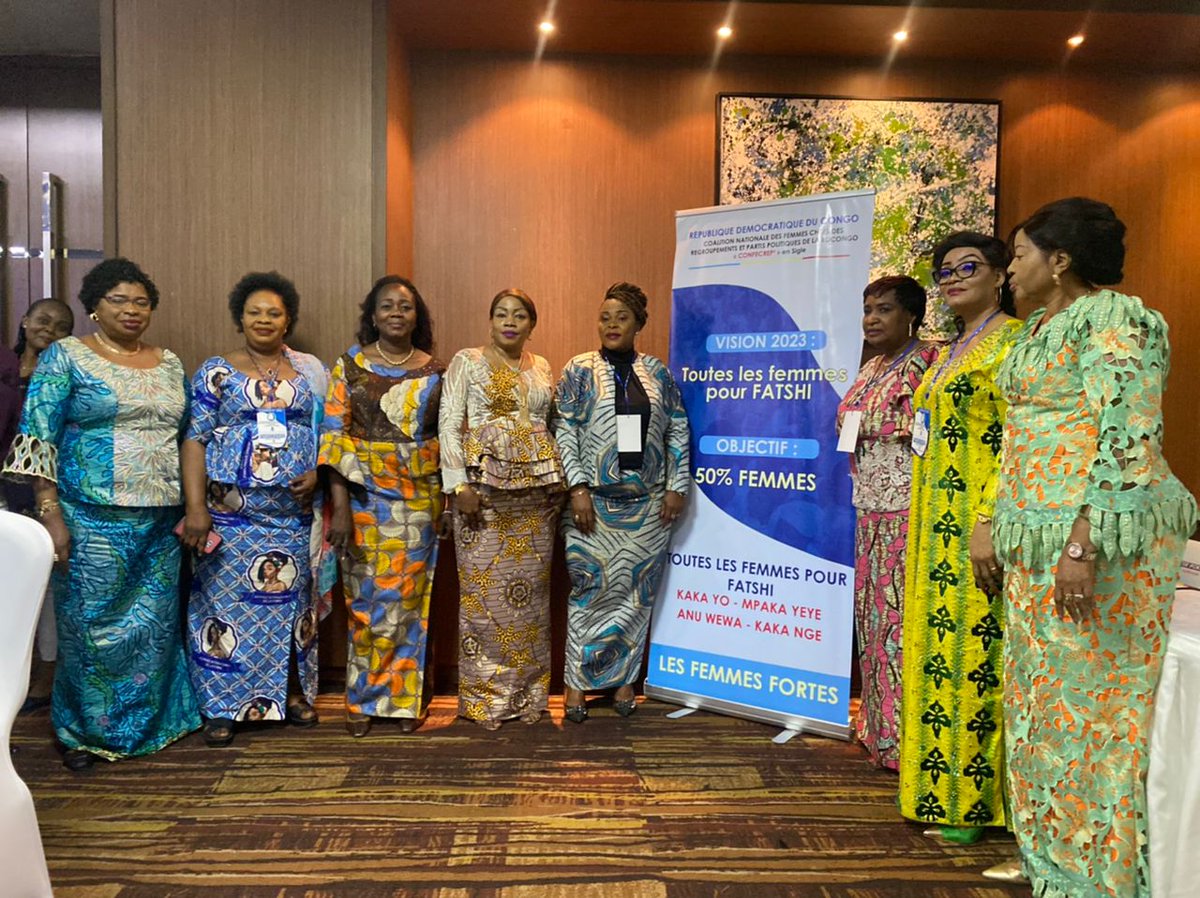 DedeKapanga's tweet photo. Sortie Officielle de la Coalition Nationale des Femmes Chefs des Regroupements et Partis Politiques de la RDCONGO. " CONFECREP2 en sigle https://t.co/vxMfE7svzR
