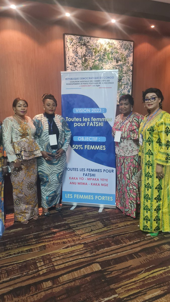 DedeKapanga's tweet photo. Sortie Officielle de la Coalition Nationale des Femmes Chefs des Regroupements et Partis Politiques de la RDCONGO. " CONFECREP2 en sigle https://t.co/vxMfE7svzR