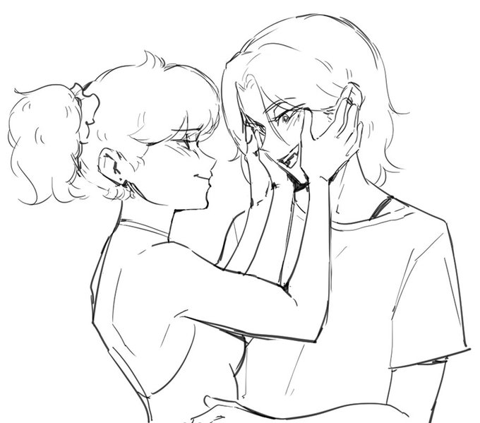 now kiss. #sashanne #amphibia 