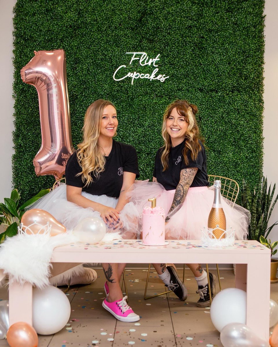_Michelle_Jean_'s tweet image. I can’t believe we’ve been in our new location for a year already! Time flies when you’re busy making 🍰  @flirtcupcakes