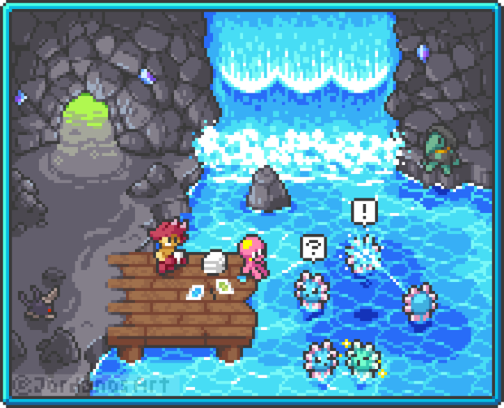 Garticmon's tweet photo. Bingly will often explore the region to foster the creativity in people and Garticmon. Here are some insane pixel scenes by @JordanosArt for #Bingly week, familiar faces from the team in the last. Big thanks to @bromojumbo, @fairyylatte and others for helping out where they can! https://t.co/U46KR1M2Oe