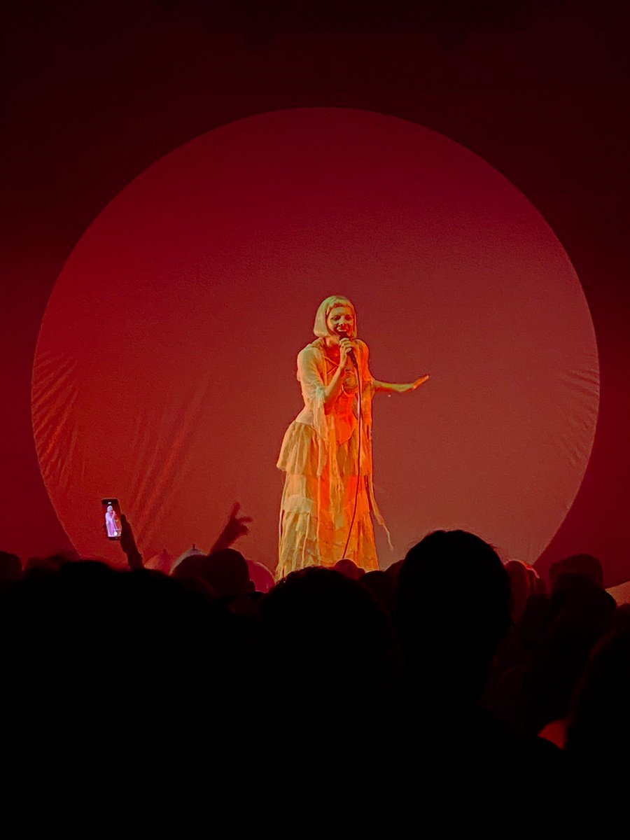 sterrestardust's tweet photo. Concert photography but make it kinda sad iphone quality, but nonetheless @AURORAmusic in @ParadisoAdam was truly magical!!!! https://t.co/byeFb4w1kA