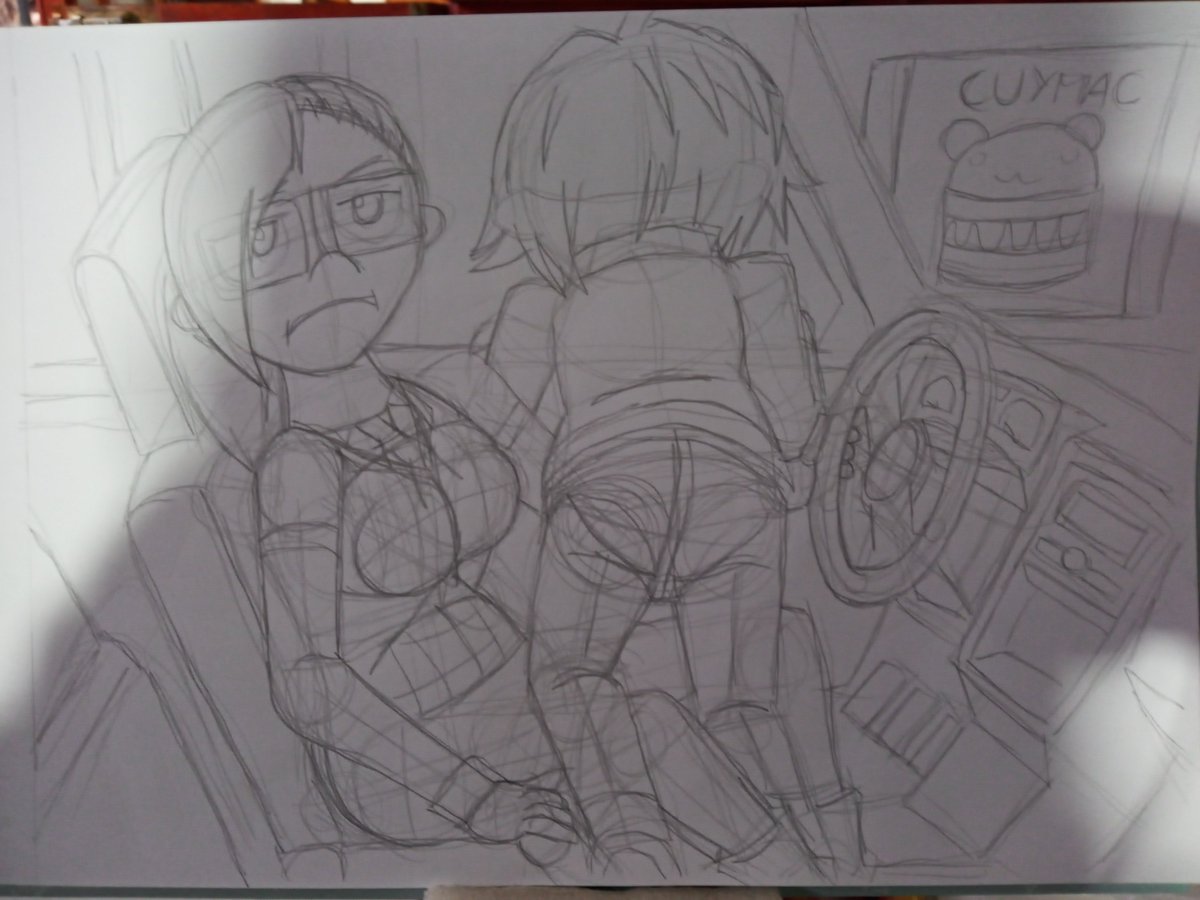mauri94s_monca's tweet photo. #Swolfang 
Aca esta la version de Samantha con Darko...
Mas adelante los termino (escaneo y pinto) https://t.co/WtEiJ0R6vJ